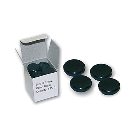 Obrázek Magnety průměr 32 mm - černá / 4 ks