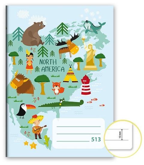 Obrázek Sešit A5 513 - linka