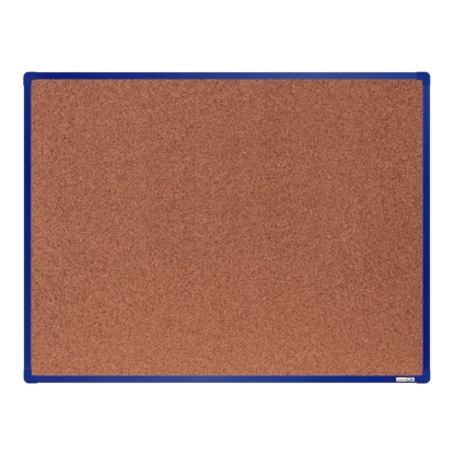 Obrázek Korková tabule boardOK 120x90 cm - modrý rám