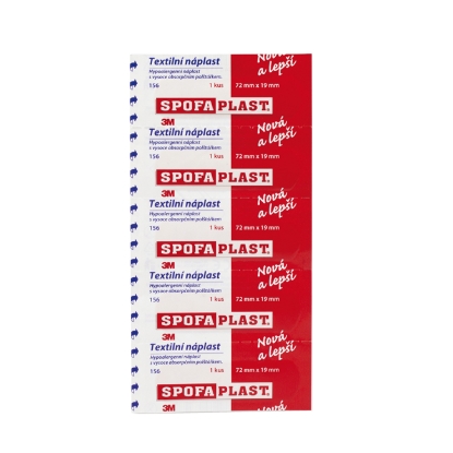 Obrázek 3M™ Spofaplast® 156 Kusová textilní náplast / 5 ks