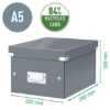 Obrázek Krabice A5 Click & Store - modrá